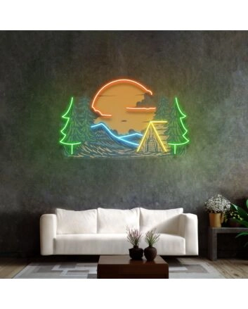Winter Relaxation Led Neon Acrylic Artwork