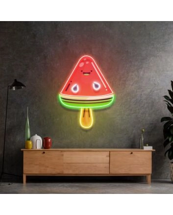 Watermeon Popsicle Neon Acrylic Artwork