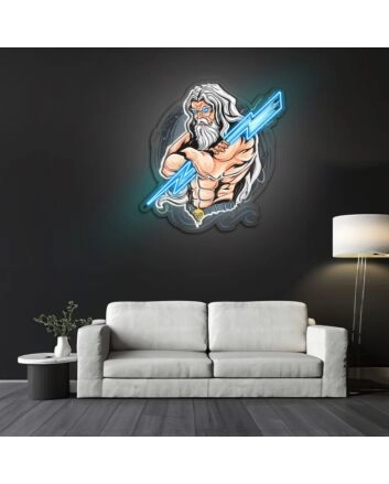 The Power Of Thunder Neon Sign X Acrylic Artwork