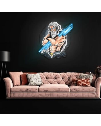 The Power Of Thunder Neon Sign X Acrylic Artwork