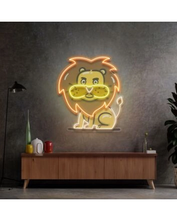 Stupid Lion Led Neon Sign Light Pop Art