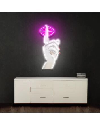 Shut Up Led Neon Acrylic Artwork