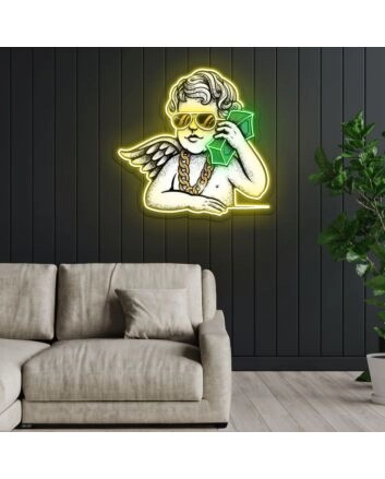 Money Talk Neon Sign X Acrylic Artwork