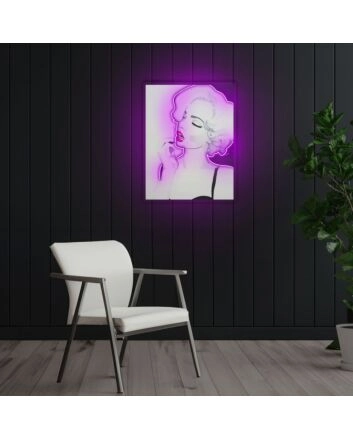 Marilyn Monroe Neon Sign X Acrylic Artwork