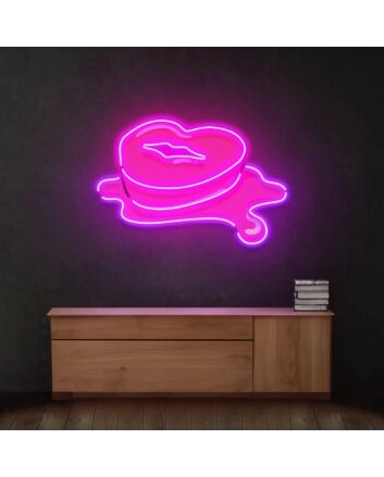 Lip Butter Led Neon Acrylic Artwork