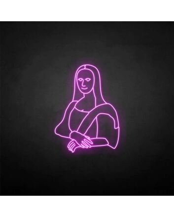 Lisa's Smile&#39; Neon Sign