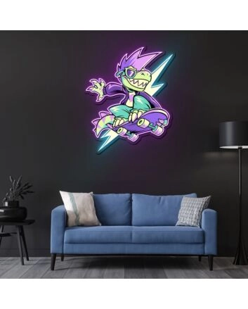 Its Okay To Be Rad Neon Sign X Acrylic Artwork