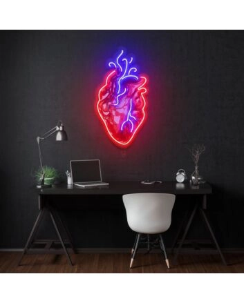 Heart Led Neon Acrylic Artwork