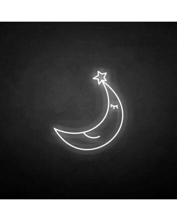 &#39;To the moon&#39; neon sign
