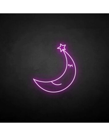 &#39;To the moon&#39; neon sign