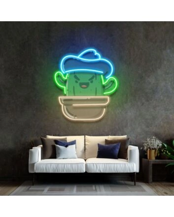 Cactus Led Neon Sign Light Pop