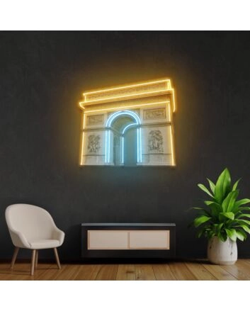 Arc De Triomphe Led Neon Acrylic Artwork