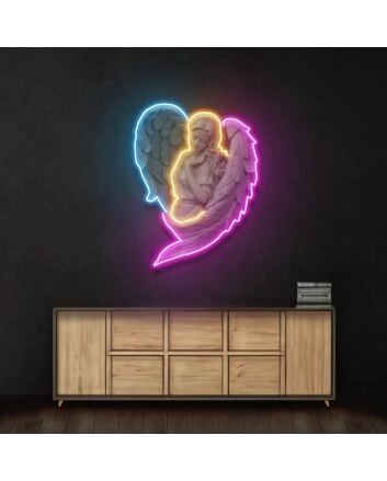 Angel Led Neon Acrylic Artwork
