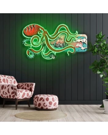 Paradise In A Bottle Neon X Acrylic Artwork