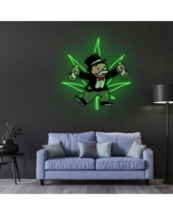 Bongopoly Neon X Acrylic Artwork