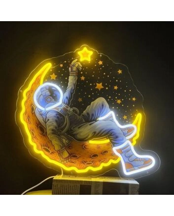 Lunar Glow Led Neon Sign Light Pop Art