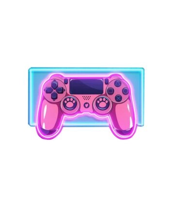 Gamer&#039;s Controller Led Neon Sign Light Pop Art