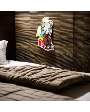 Facepalm Angel Led Neon Sign Light Pop Art