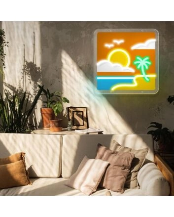 Beachside Bliss Led Neon Sign Light Pop Art