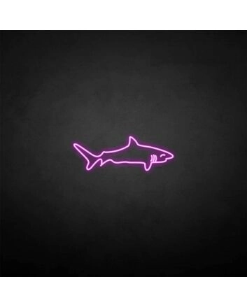 &#39;Shark shape&#39; neon sign