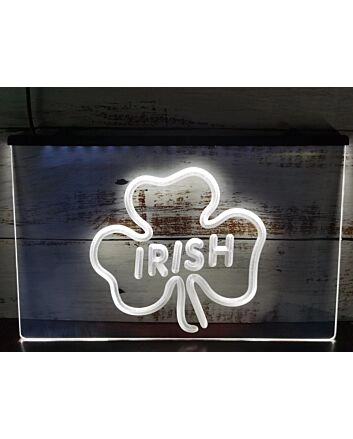 Irish Shamrock Hanging Neon Sign