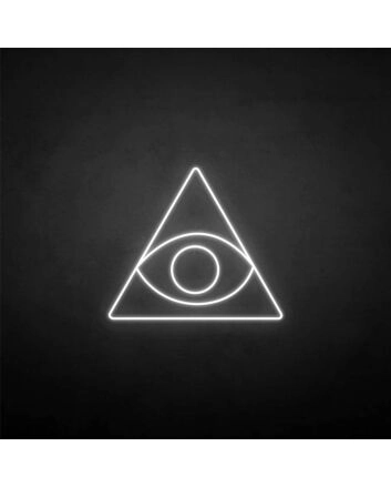 Triangle&amp;Eye&#39; neon sign