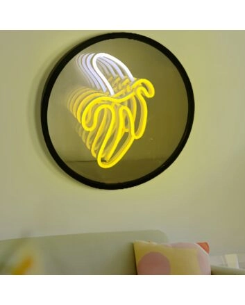 Fun and Playful Banana 3D Mirror Effect