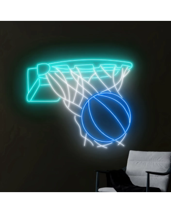 Basketball Shot Neon Sign