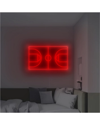 Basketball Court Neon Sign