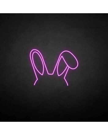 &#39;Rabbit ears 2&#39; neon sign