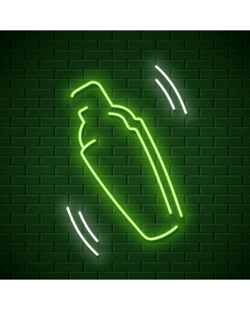 Fun Shaking Cocktail Shaker Neon Light