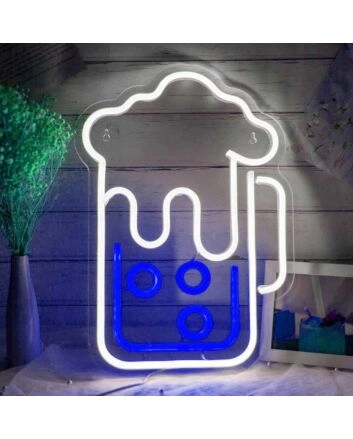 Bubbling Beer Mug Neon Light