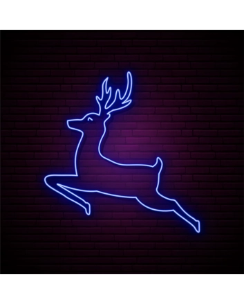 Christmas Reindeer Neon Sign