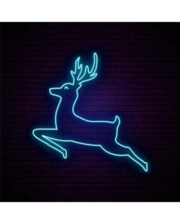 Christmas Reindeer Neon Sign