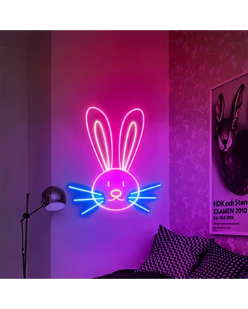 Easter Bunny Neon Sign