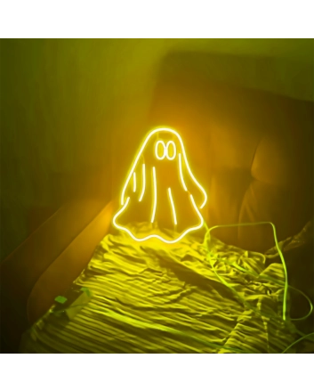 Halloween Little Ghost Neon Sign
