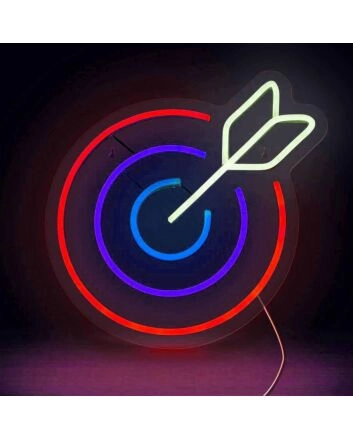 Archery Target Neon Sign