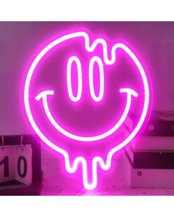 Polite Smiling Face Neon Sign
