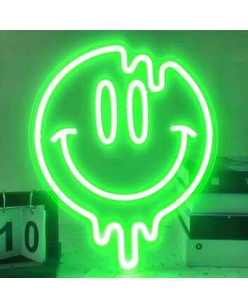 Polite Smiling Face Neon Sign
