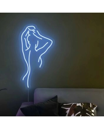 Womans Back Curve Neon Sign