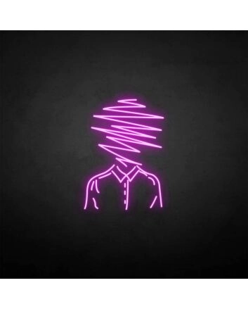 &#39;Line people&#39; neon sign
