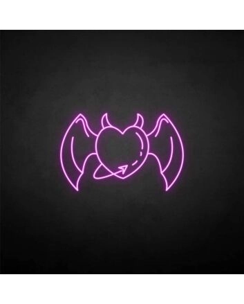&#39;Heart Demon&#39; neon sign