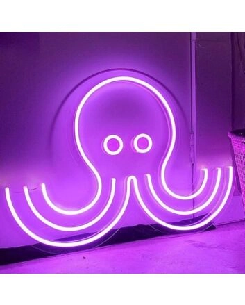 Cute Octopus Animal Neon Sign