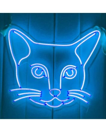 Dazed Cat Neon Sign