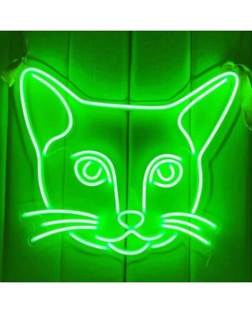 Dazed Cat Neon Sign