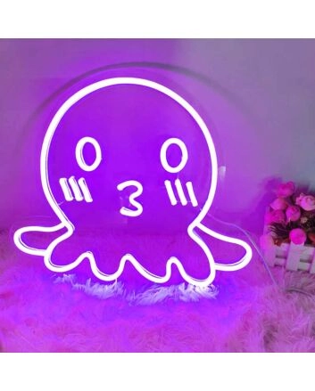 Cute Octopus Neon Sign
