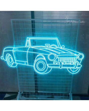 Cool Convertible Car Neon Sign