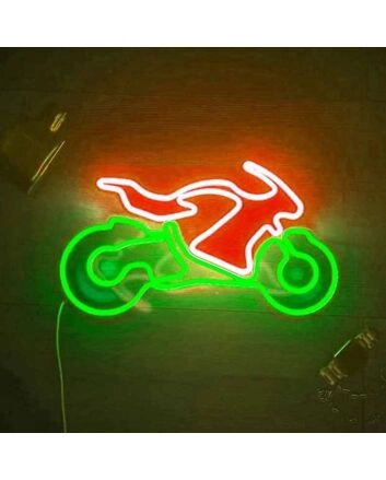Motorbike Racing Neon Sign