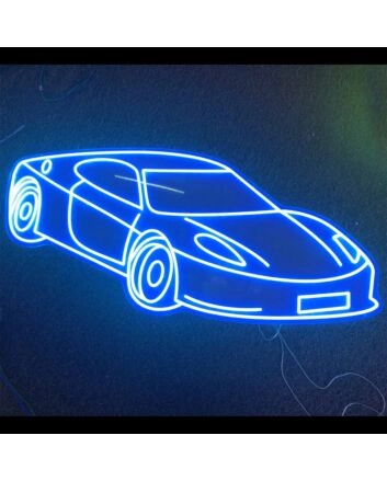 Race Car Neon Sign