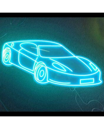 Race Car Neon Sign